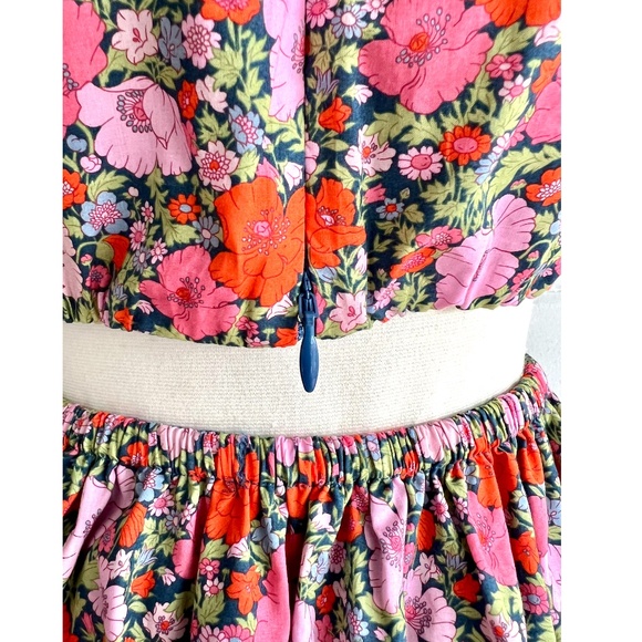 J. CREW Side-Cutout Midi Dress in Liberty Meadow Song Fabric - 8 - Picture 6 of 15